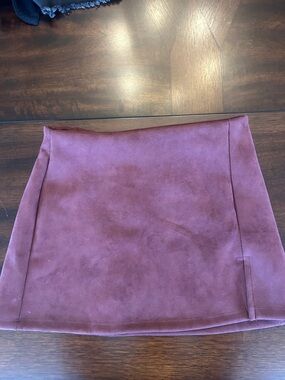 ALTAR’D State Women’s  Mini Skirt in Plum/ burgundy